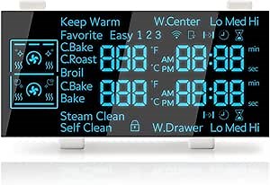 New DE07-00130B Range LED Display Board Fit for Samsung Electric Range - Oven/Stove, Better Than Oem Quality, Fits Model NE59M6850SG NE59M6850SS