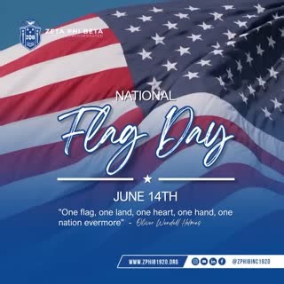 8.1K views · 135 reactions | Today, Zeta Phi Beta Sorority, Incorporated celebrates the symbol of our nation’s freedom and unity – the American flag. Let’s honor the stars and stripes by reflecting on our shared history, celebrating our diversity, and looking forward to a future of unity and hope. Don’t forget to share your flag day moments with us! #zetaphibeta #zphib #zphib1920 #FlagDay | Zeta Phi Beta Sorority, Incorporated | Facebook