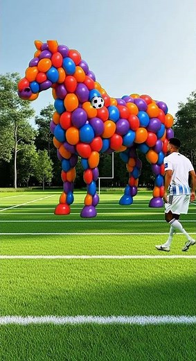 The mascot vibrato assistant placed onthe football field is popular_ co-produced_creative new spe