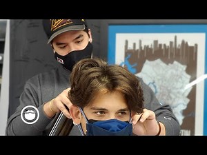 Young Man's Awesome 90s Hairstyle Shaped to Perfection