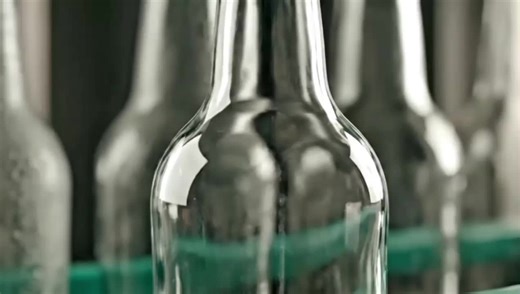 Inside factory complete process of making glass bottles