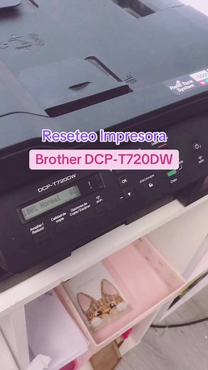 Reseteo y Mantenimiento de Impresora Brother DCP-T720DW