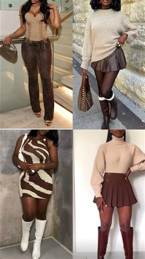 Brown and Tan outfit ideas #fashionideas #outfitideas #fashion #outfitinspo #fallfashion #ootd