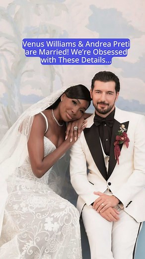 Congratulations to Venus Williams and Andrea Preti! 💙 The tennis legend looked absolutely breathtaking as she got married in what can only be described as a once-in-a-lifetime wedding celebration 🥹 From the very first images, Venus radiated confidence, joy and elegance — a true champion bride. The wedding was the culmination of a love story that began in 2024 at Milan Fashion Week, where Venus and Andrea met by chance and instantly connected. He’s Italian, she speaks Italian fluently, and what