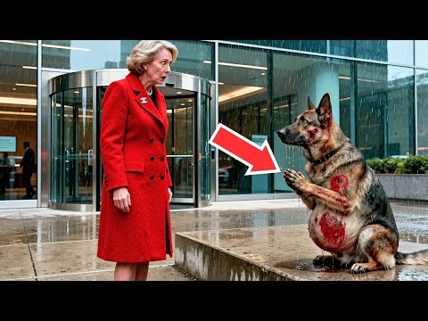 A Laboring Stray Dog Begs A Millionaire Woman For Help, And Her Response Makes The Dog Cry.