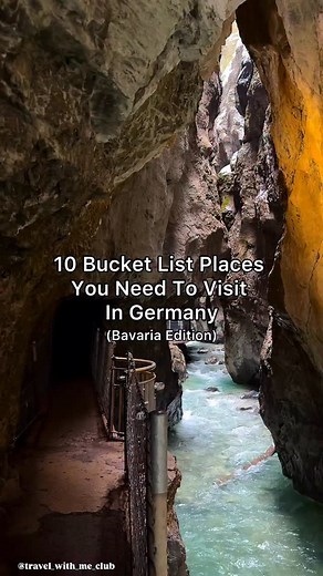 5.2K views · 1.6K reactions | 10 Bucket List Places You Need To Visit In Germany (Bavaria Edition). What is your favourite places? . . #travelbucketlist #germany #travelgermany #travel #beautifuldestinations #europetravel #traveldestinations #germany #berchtesgadener #würzburg #königssee #füssen #eibsee #regensburg #partnachklamm #rothenburg #obersee #neuschwanstein #placestovisit #travelguide #urlaub #beautifuldestinations #explore #travel #fyp | Travelwithmeclub | Facebook