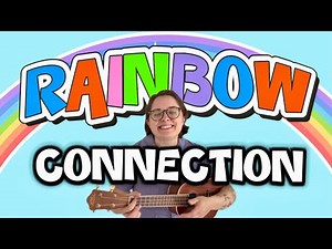 Rainbow Connection Cover 🌈 | Kids Sing Along with Lyrics | Gentle Baby Lullaby & Preschool Songs