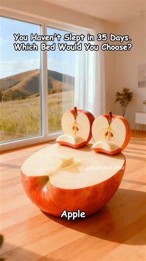 Which Fruit Bed Would You Sleep In? 🍎🥑🥥⭐ #asmr