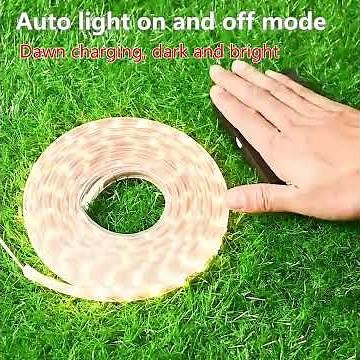 Solar Outdoor led strip lights waterproof with remote