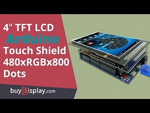 4" (3.97") 480x800 Arduino TFT Touch Screen Shield Example Library