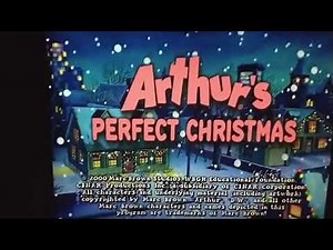 Opening & Closing To Arthur's Perfect Christmas 2002 DVD (USA)