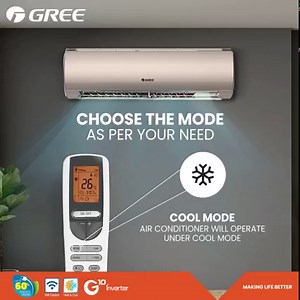 Gree ACs come with a variety of cooling modes, to meet your weather requirements. Just press the mode button, select the mode and enjoy! For more details visit: https://bit.ly/33lDE3g #MakingLifeBeautiful #Gree #InverterAC #FairySeries #PularSeries #ModernLifestyle #ExcellenceAndInnovation | GREE