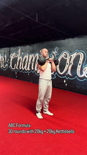 Armor Building Complex with 20kg Kettlebells (30 rounds)