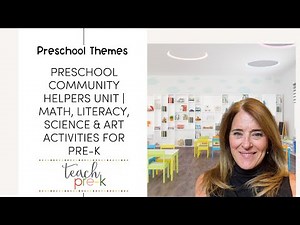 Community Helpers Preschool Unit | Math, Literacy & Art Activities for Pre-K