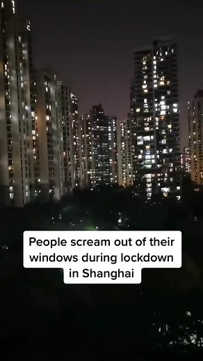 People Screaming from Homes in Shanghai Lockdown