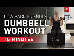 15 Min DUMBBELL Workout: Lower-Back Friendly