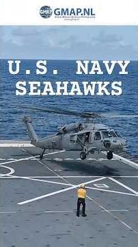 MH-60 Seahawks ship landing/take-off #shorts #helicopter #navy #military #aviation #seahawk