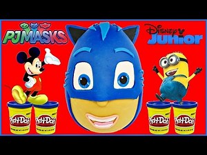 Giant Play Doh Surprise Egg CATBOY from PJ MASKS