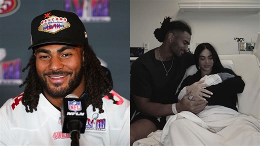 "The best day of our lives" - Fred Warner and wife Sydney welcome first baby, Beau Anthony Warner