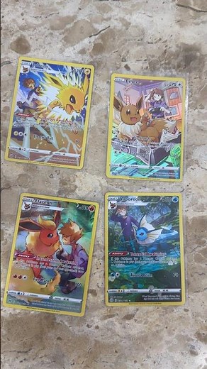 Qual sua carta eevee favorita? #pokemon #pokemoncards #cartaspokemon #pokemontcg
