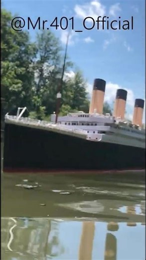 3 METER CARDBOARD TITANIC SINKING MODEL #maritimedisaster #titanic #history #viral #shorts