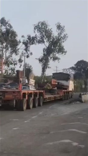 Longest Heavy Transportation Flatbed In India #truck