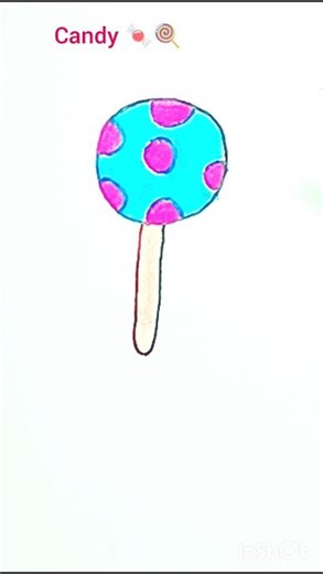 Lollipop candy drawing #art#drawing #diy #foryou #craft #viralshorts #craftideas#cartoon#candy#ytsho