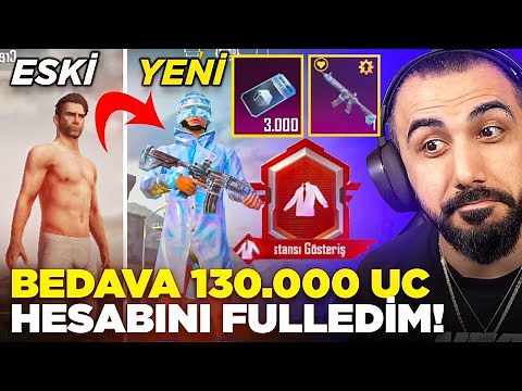 3 YILDIR KUTU BİRİKTİREN İZLEYİCİME DESTANSI GÖSTERİŞİ ALDIM! BELEŞ 130.000 UC!! | PUBG MOBILE