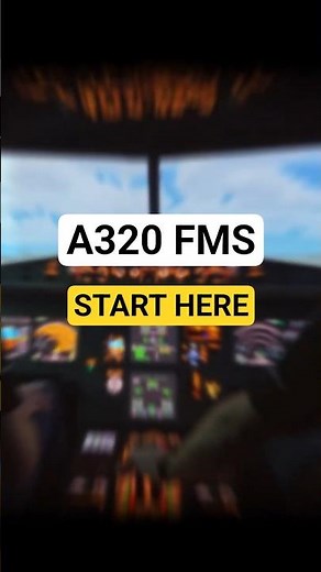 A320 FMS Departure Setup - An Introduction
