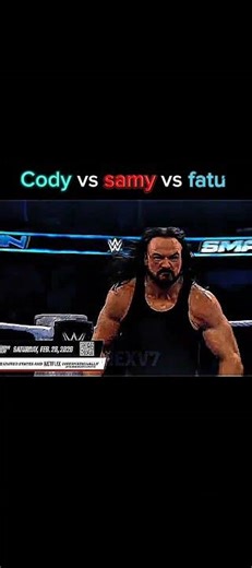 samy vs cody vs fatu || Elimination chamber qualifying i🔥