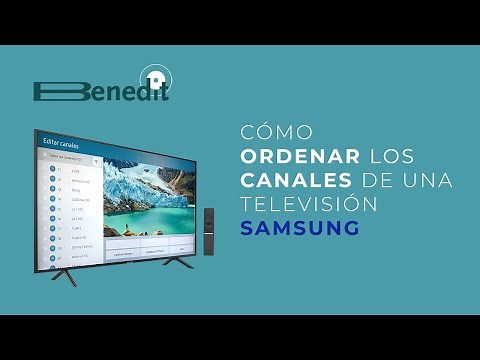 ORDENAR CANALES TV SAMSUNG