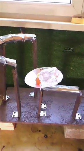 Red-Hot Balls Sliding Through Ice Blocks Experiment