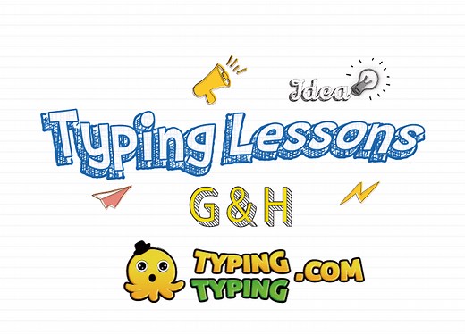 Typing Lessons: G, H and Space Keys