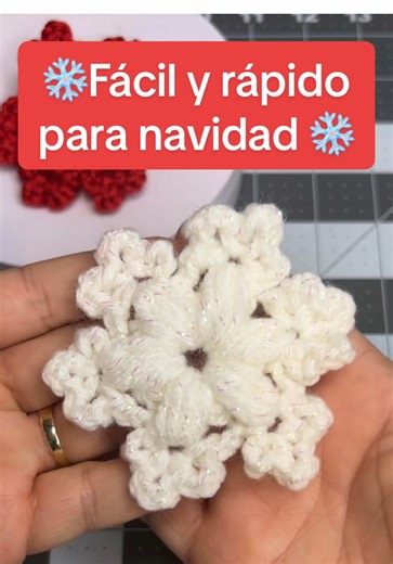 Tutorial fácil y rápido de Copito de nieve en crochet