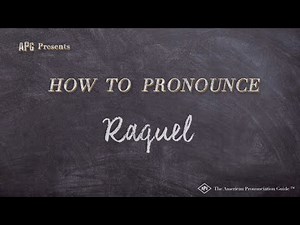 How to Pronounce Raquel (Real Life Examples!)
