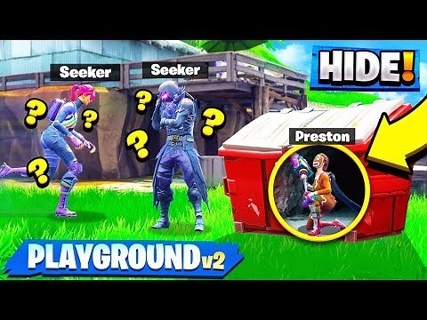 THE GOD HIDING SPOT in Fortnite Battle Royale! HIDE & SEEK Custom Gamemode!