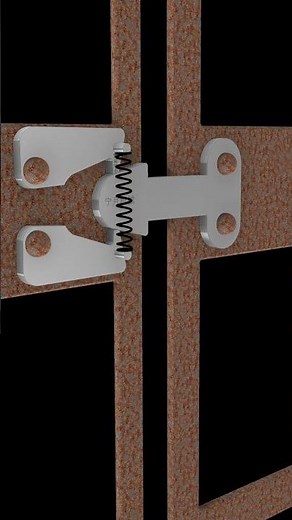 A latch #mechanism #3dprinting #solidworks #machine#simulation