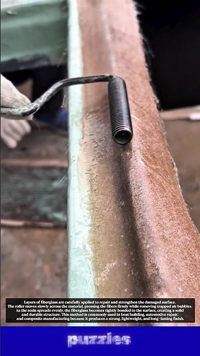 Wow, Satisfying Fiberglass Repair Process | Restoring a Broken Surface Perfectly