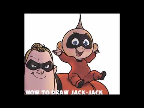 How to Draw Jack Jack from The Incredibles 2 Easy Step by Step Drawing