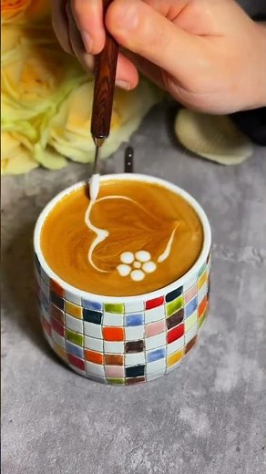 51-Second Latte Art Tutorial: Watch This Perfect Pour! #latteart #coffeeart #baristaskills