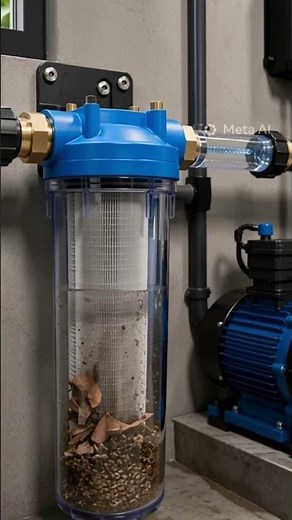 Why filter rainwater before the pump?