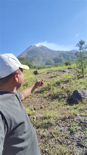 Mount Merapi Seen From Up Close