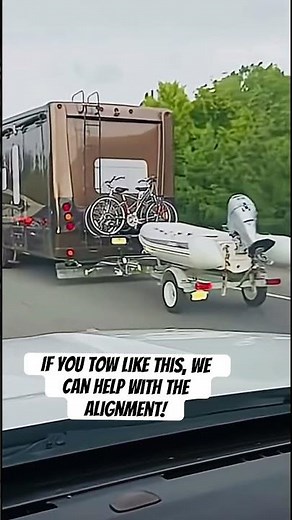 This RV setup needs a GOOD Alignment.