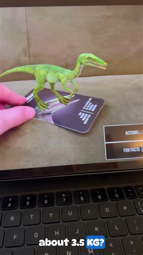 Real-Life Jurassic Park? 🦖 Augmented Reality Dino Demo! #shorts