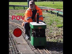 Drivers eye-view. Tram POV