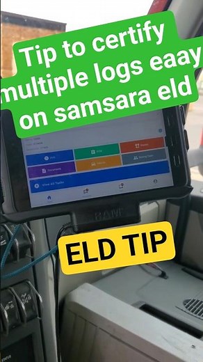 certifying multiple elogs on samsara eld fast easy #trucking #truckdrivers #trucker #eld
