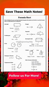 Best Formula Math Notes | Math Tricks Tutorial