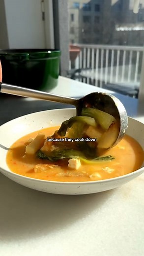 30K views · 751 reactions | This soup is all about the charred daikon radishes. They caramelize at the beginning of the recipe, then simmer down in this rich, umami, somewhat spicy vegetable-packed soup. It's a plant-based dream and a full meal, thanks to all to tofu. And it's a great way to use all the daikon radishes that I find this season! https://justinesnacks.com/charred-daikon-radish-soup/ | Justine Doiron | Facebook