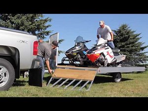Aluma - 8612D SnowTilt Snowmobile Trailer