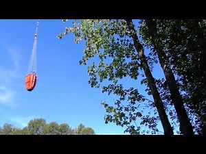 Skutz Falls Fire -Helicopter Water Pickup # 2 from the Cowichan River